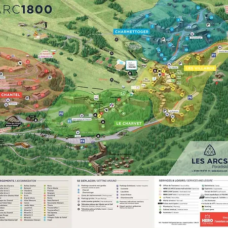 Pierra Menta - 5 Personnes Proche Des Pistes Et Des Commerces Dans Le Village Du Charvet A Arc 1800 Mae-2072 * Les Arcs (Savoie)
